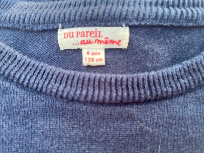 Pull bleu marine DPAM neuf sans étiquette - photo numéro 4