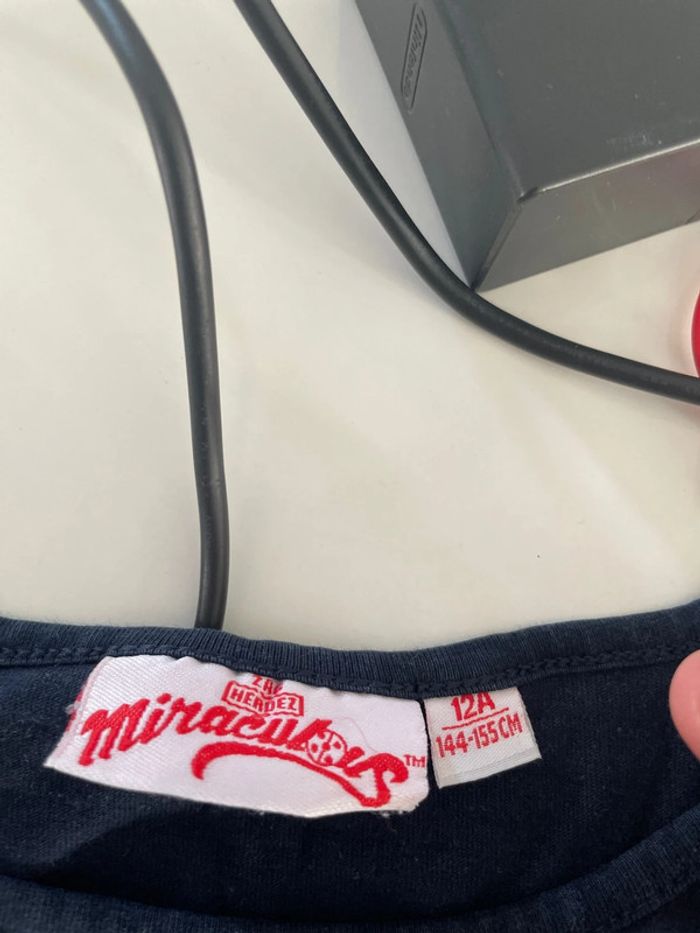 T-shirt manches longues taille 12 ans Miraculous - photo numéro 3