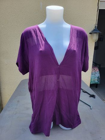 Gilet violet xl