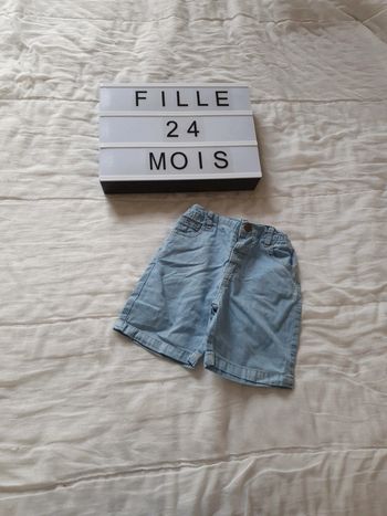 Short fille 24 mois