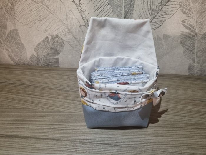 Lingettes lavables et trousse assortie - photo numéro 6