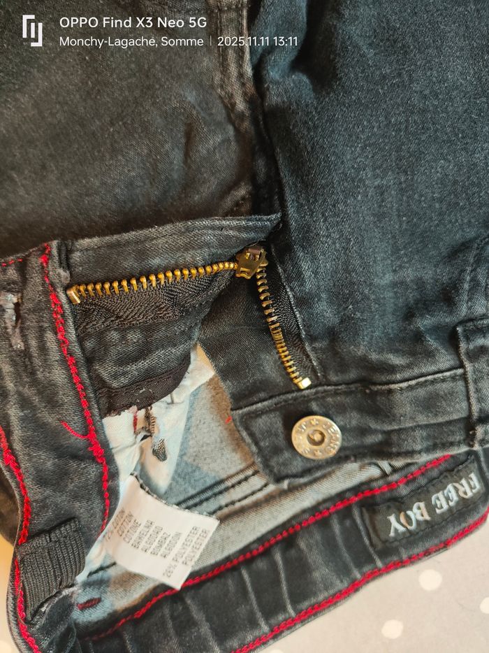 Jean 6ans FREE BOY  Réduction jusqu'à -70% - photo numéro 2