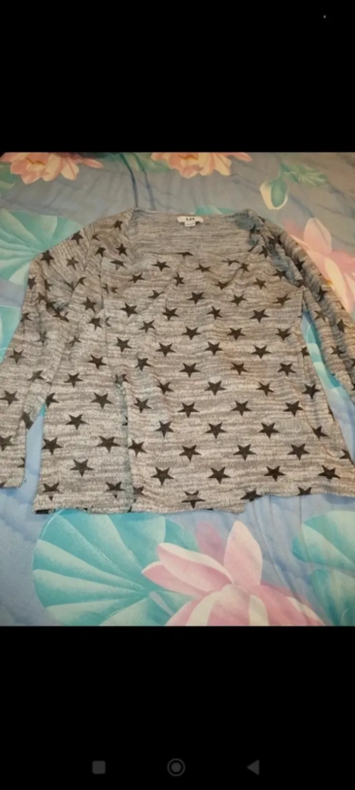 Gilet gris étoile