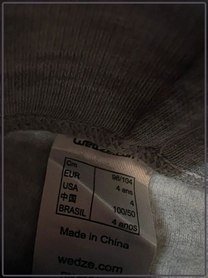 Caleçon long taille 4 ans wedze décathlon - photo numéro 2