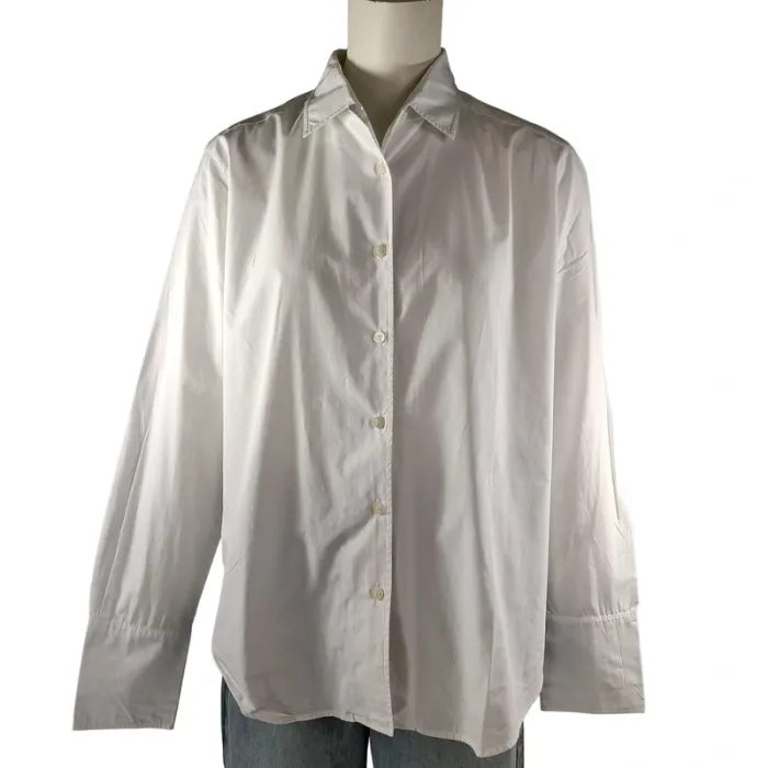 Chemise en coton blanche 100% coton Cerruti Club - 44 A1144
