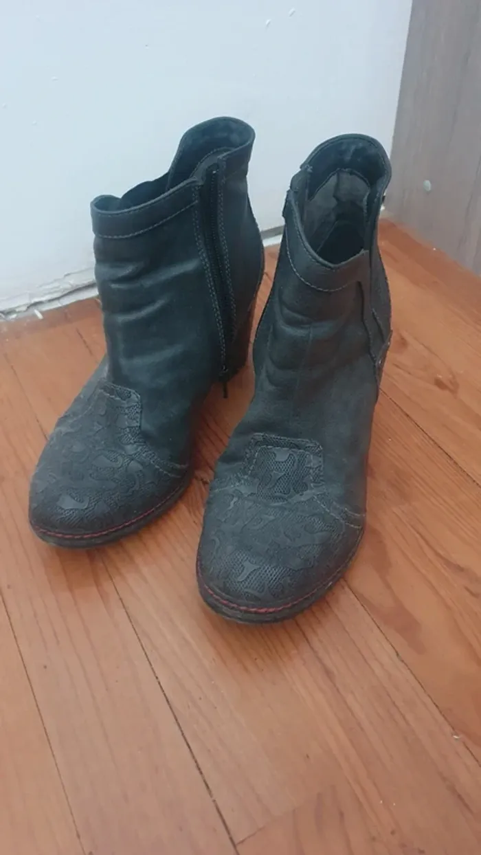 Bottines mustang très bon état - photo numéro 4