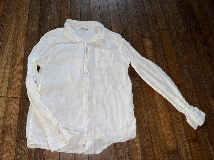 Chemise en lin Monoprix 12 ans