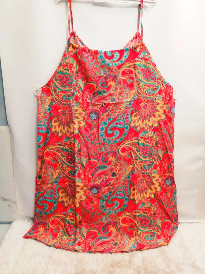 🌸 Robe d'été à bretelles réglables - Taille XL - Neuve 🌸