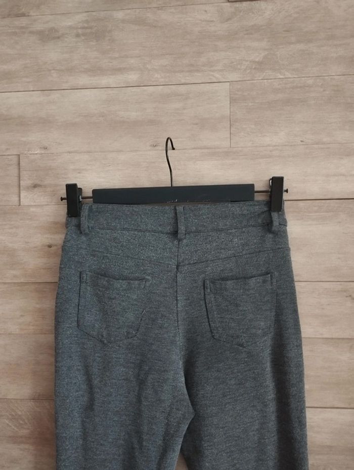 Pantalon jogging moulant Morgan gris foncé taille XS - photo numéro 7