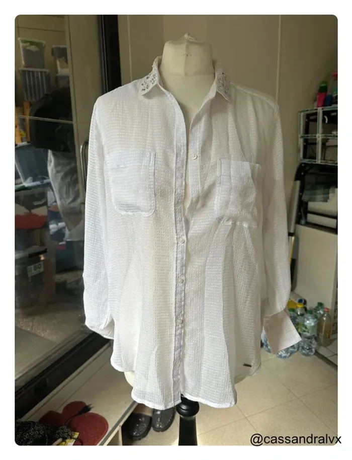 Chemise blouse blanche - Abercrombie