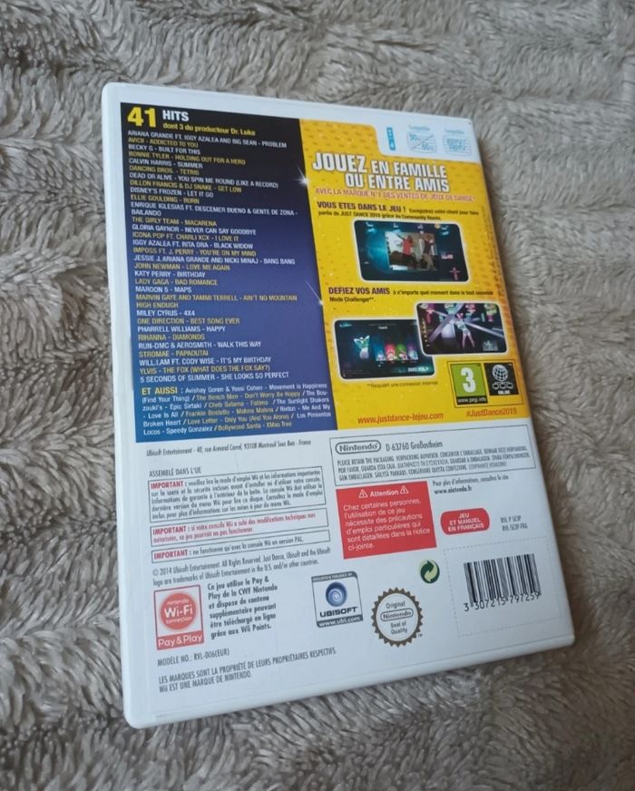 Jeu de Wii | " Just Dance 2015 " 🌞 - photo numéro 5