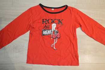 Tee shirt manches longues rock 6 ans
