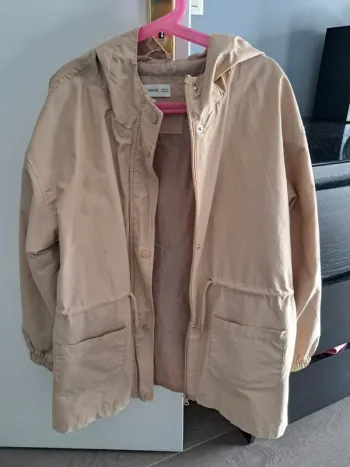 Parka fille à capuche mango 12 ans
