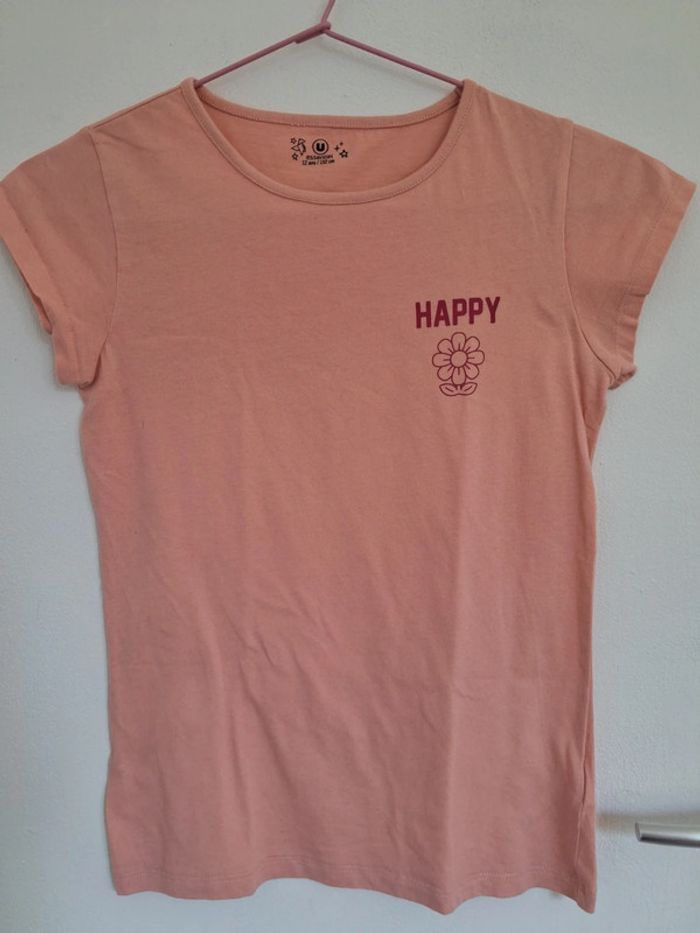 T-shirt rose fille 12 ans