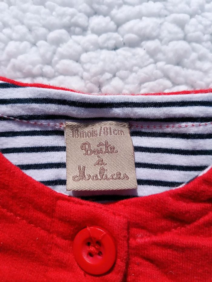 Gilet court bébé fille s20 - photo numéro 2