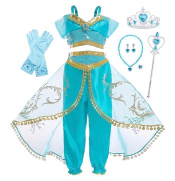 Deguisement princesse Jasmine et ces accessoires Taille 5-6ans