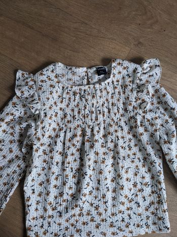 Blouse fleurie 6 ans