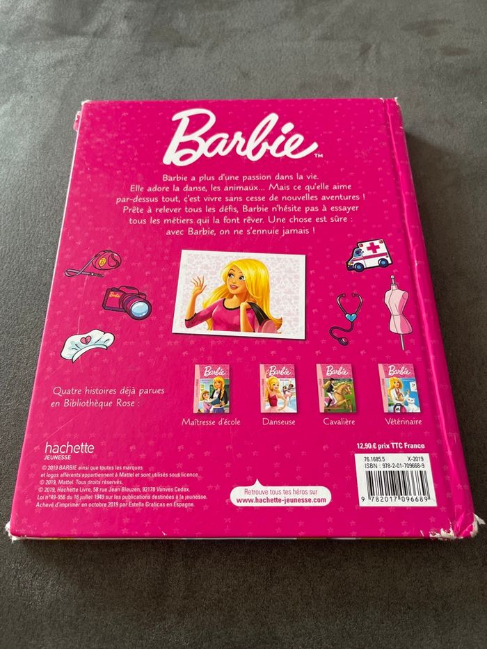 Gros Livre barbie mes métiers de rêve - photo numéro 5