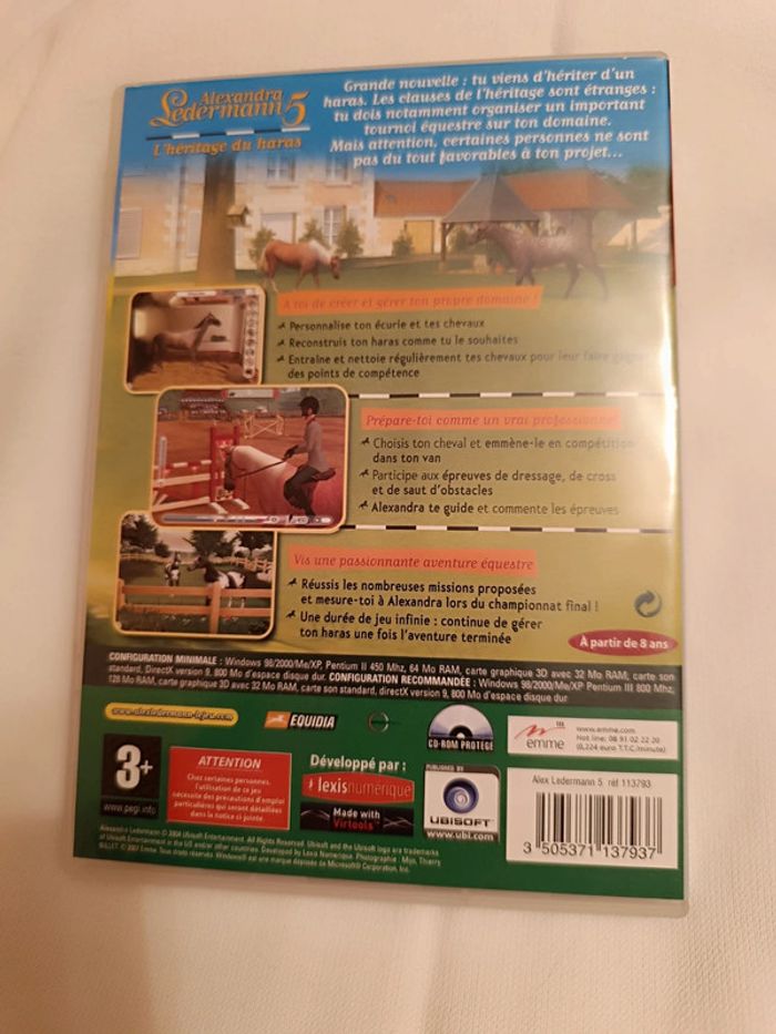 Jeu Pc : Alexandra Ledermann 5 L'héritage du haras _ Emme - Ubisoft - photo numéro 3