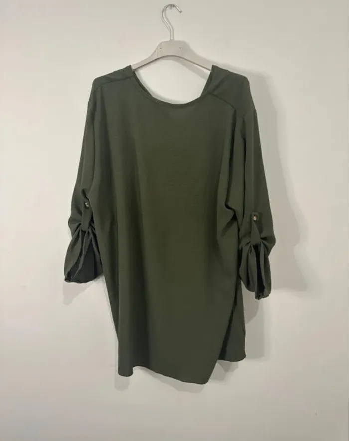Tunique Femme Verte – Grande Taille jusqu’au 54 - photo numéro 4