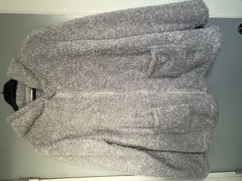 Gilet gris avec capuche tout doux Gémo