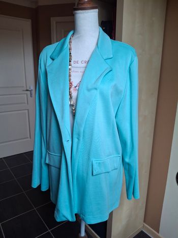 Veste blazer turquoise neuve