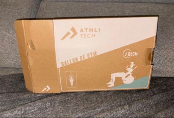 Ballon de gym Décathlon 65cm de diamètre 