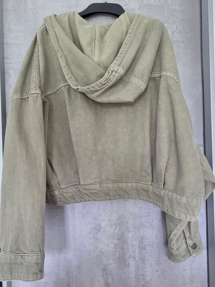 Veste jean kaki - photo numéro 2
