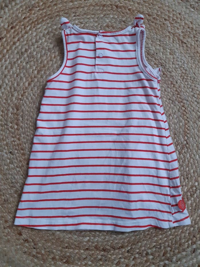 Robe rayée Minnie Disney 18 mois - photo numéro 4