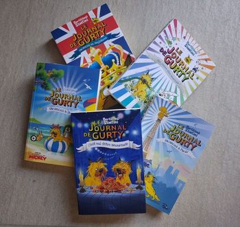 Les 5 derniers volumes de la série Le journal de Gurty et autres livres