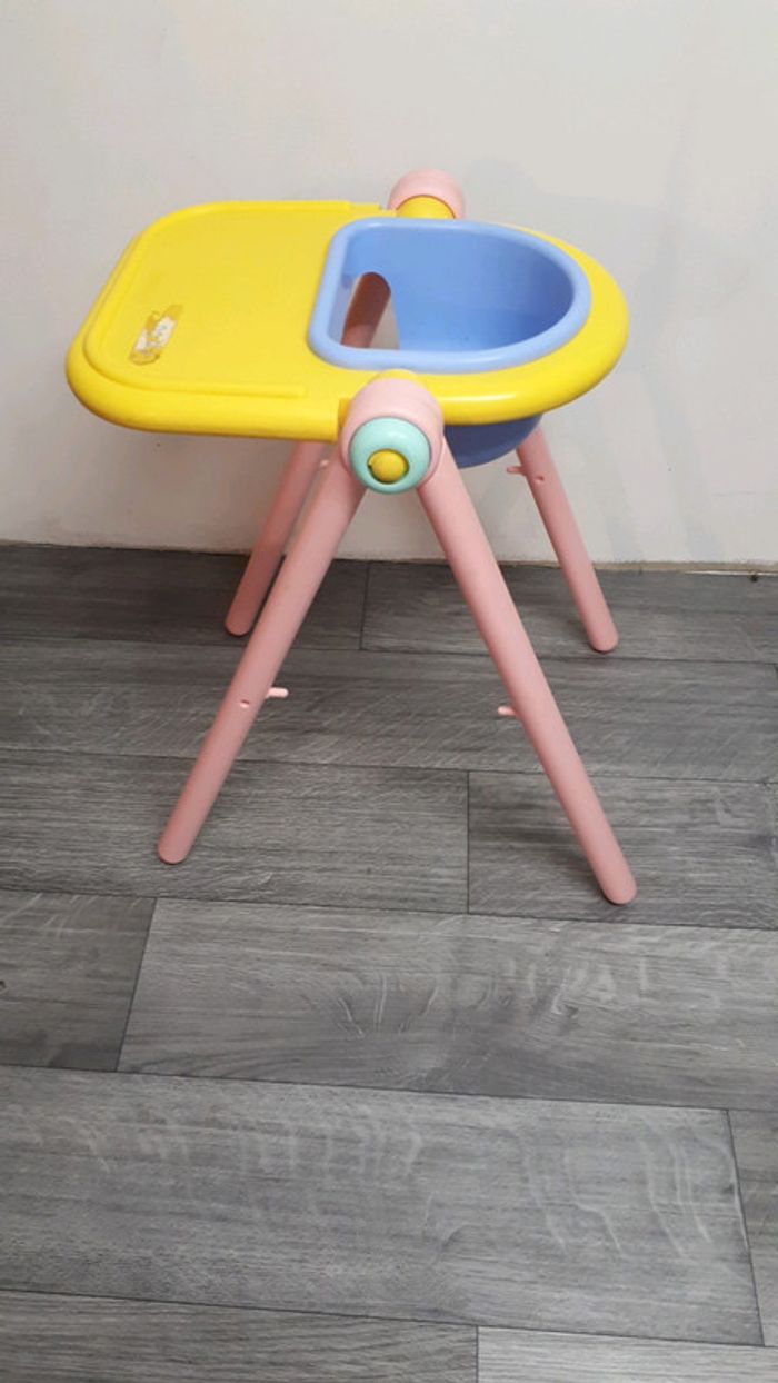 Chaise haute pour poupées - photo numéro 2