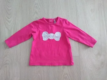 Tee shirt fille rose Orchestra 12 mois