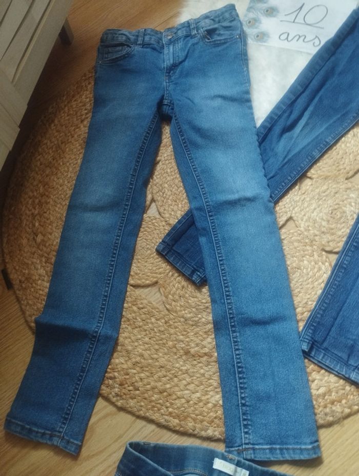 Lot jeans fille 10ans - photo numéro 5