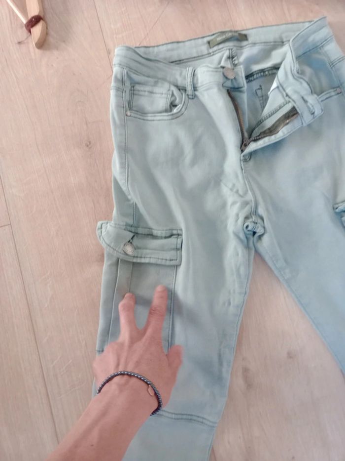 Pantalon femme 36 Street urban vert-de-gris c84 - photo numéro 14