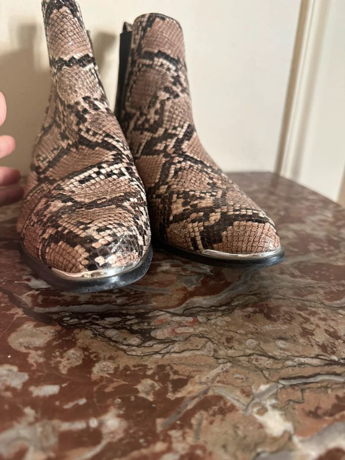 Bottines imprimé serpent 39 gémo - photo numéro 2