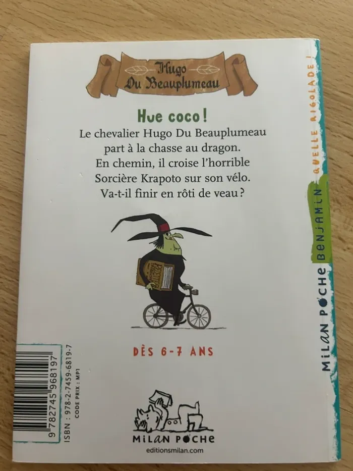 Livre Hugo Du Beauplumeau et sorcière Krapoto - photo numéro 2