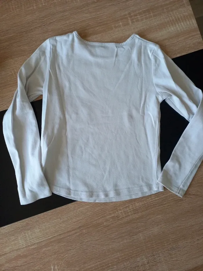 Pull blanc fille 10ans - photo numéro 7