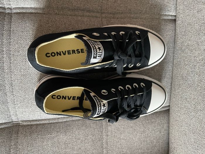 Converse 39 plate-forme basse noire Neuve sans étiquette sans boîte - photo numéro 5