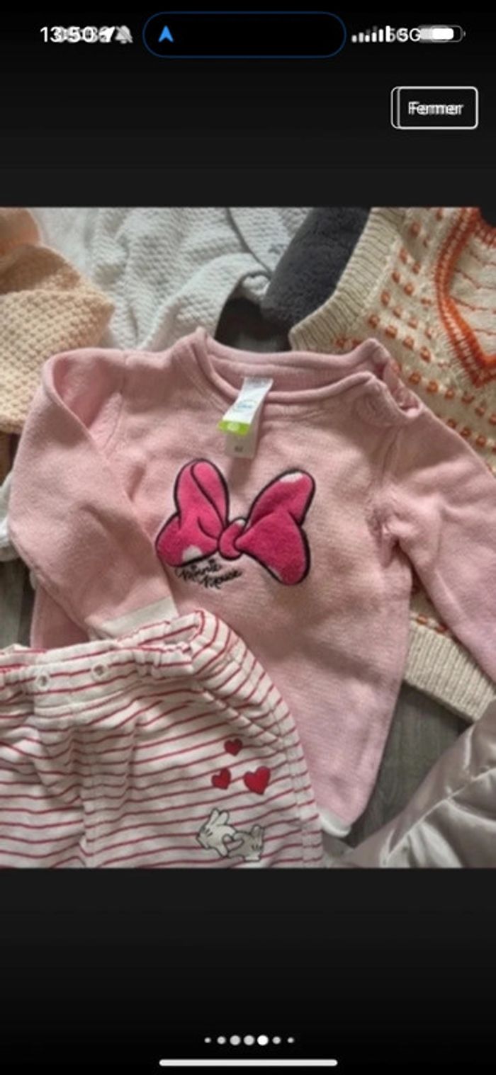 Lot de 11 vêtement bébé hiver fille - photo numéro 5