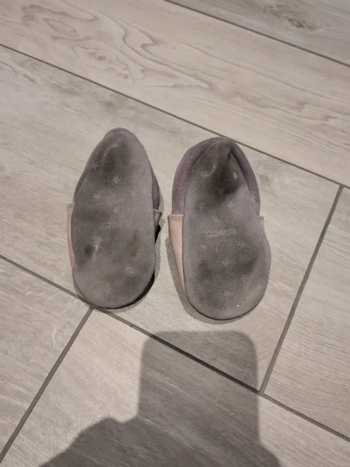 Chausson en semelle cuir souple Robeez - photo numéro 3
