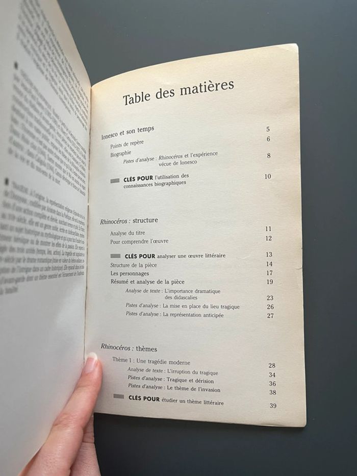 Livre œuvre Rhinocéros Ionesco - photo numéro 6