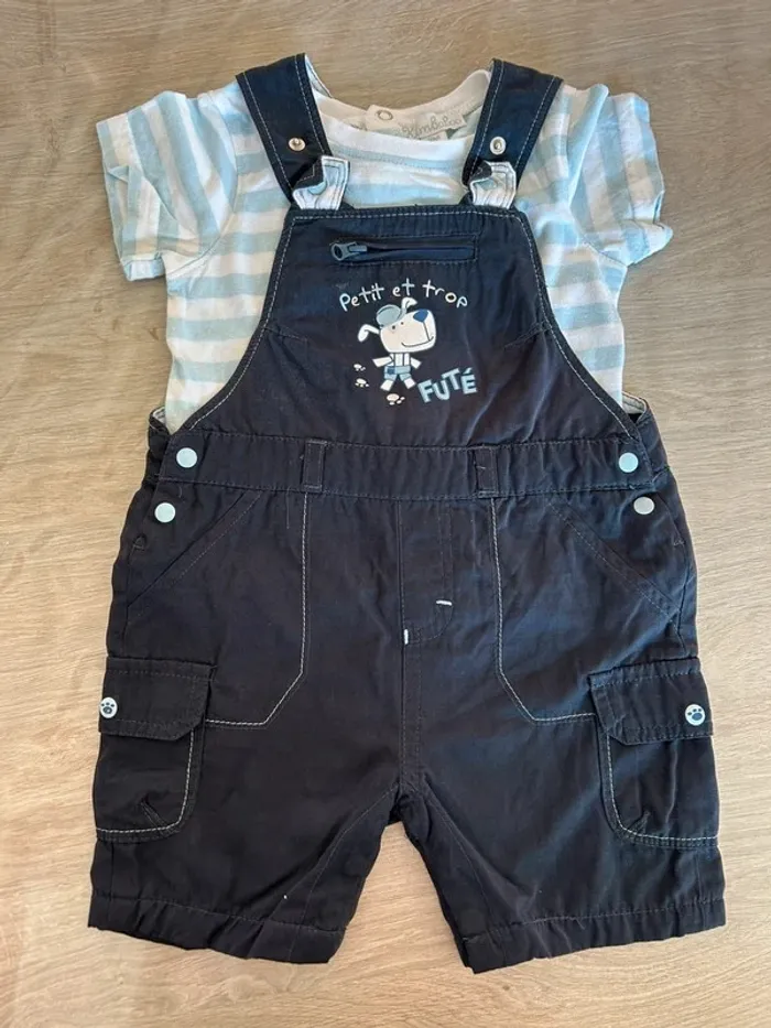 Lot bébé garçon 7 pièces 6 mois 1 ensemble 9 mois été - photo numéro 2