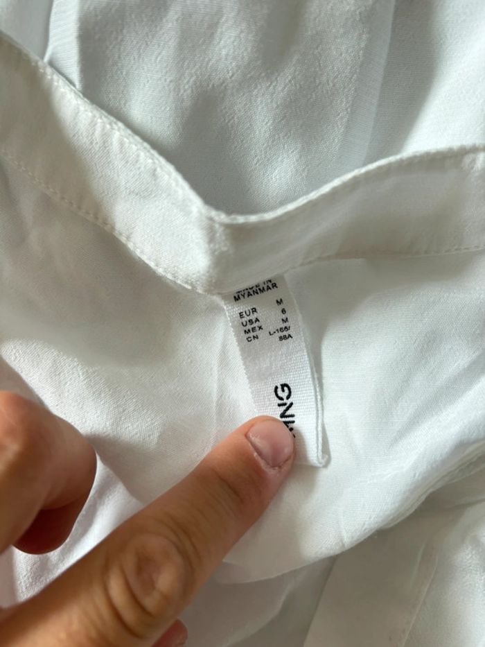 Blouse mango blanc - photo numéro 6