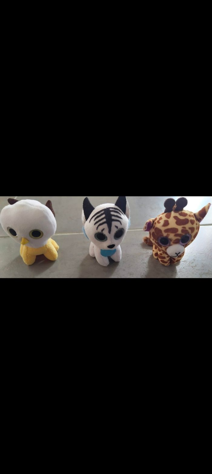 Lot de 3 peluches Ty