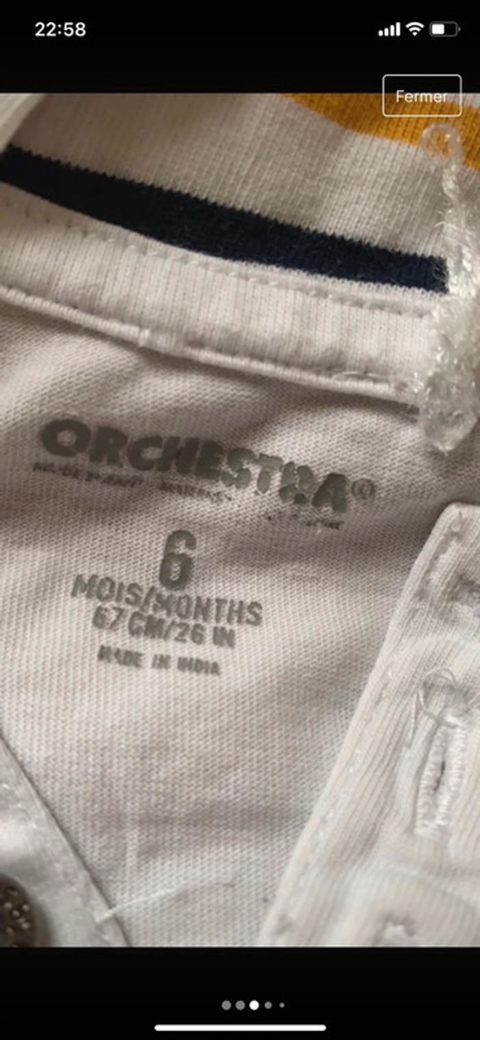 Tee shirt garçon 6 mois - photo numéro 3