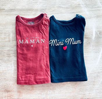 Lot de 2 tee-shirts manches longues « Kiabi » 3 mois