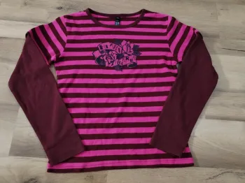 T-shirt manches longues fille 12 ans Basic one