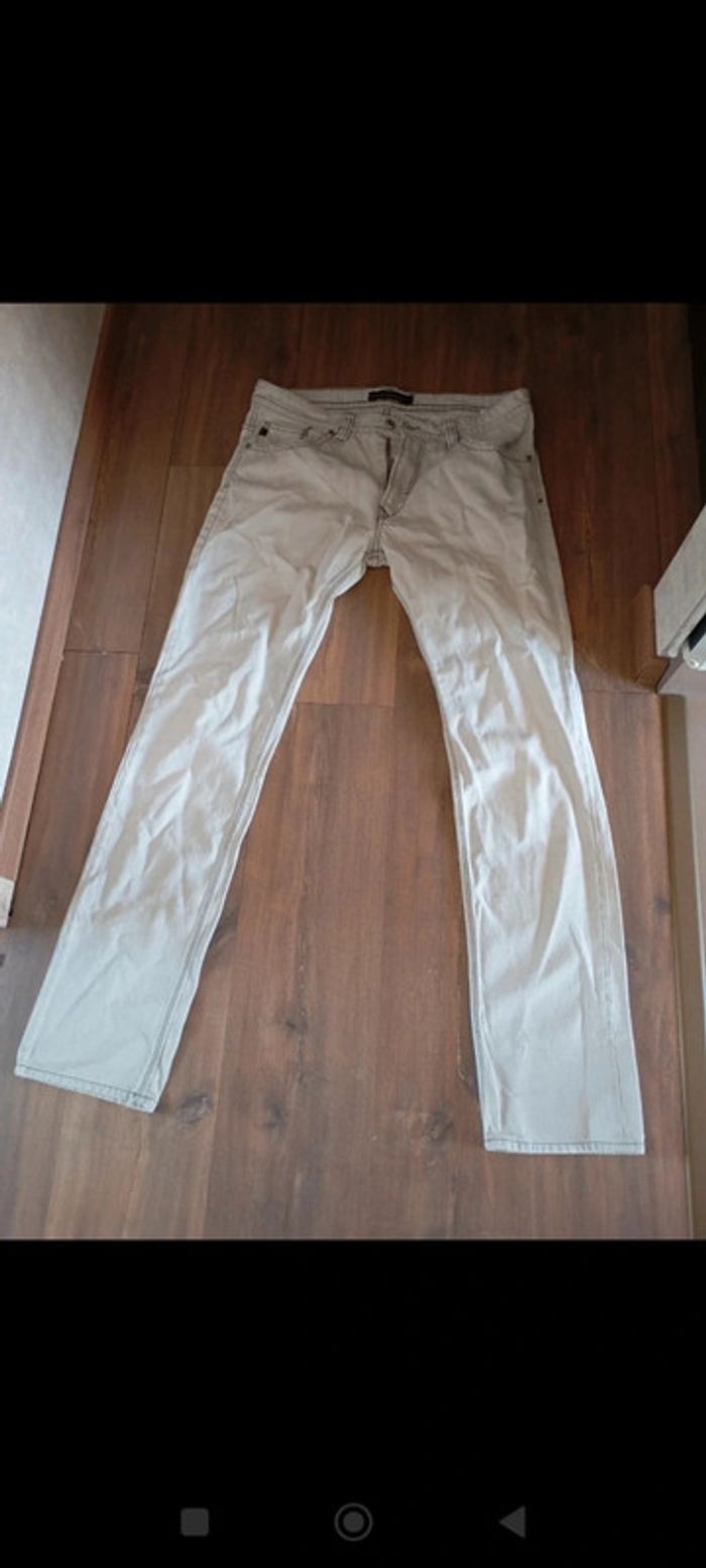 Kaporal 👖 jean homme gris pâle taille 34 us soit 44 Fr demi slim - photo numéro 11