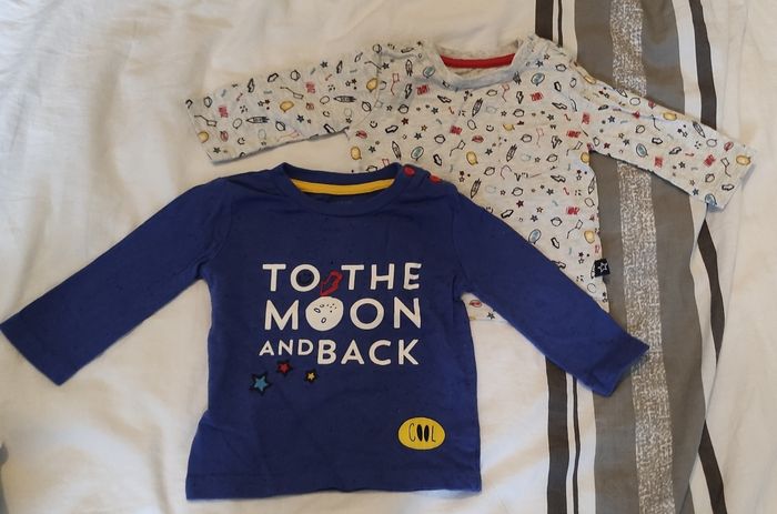 Lot tee shirt manche longue