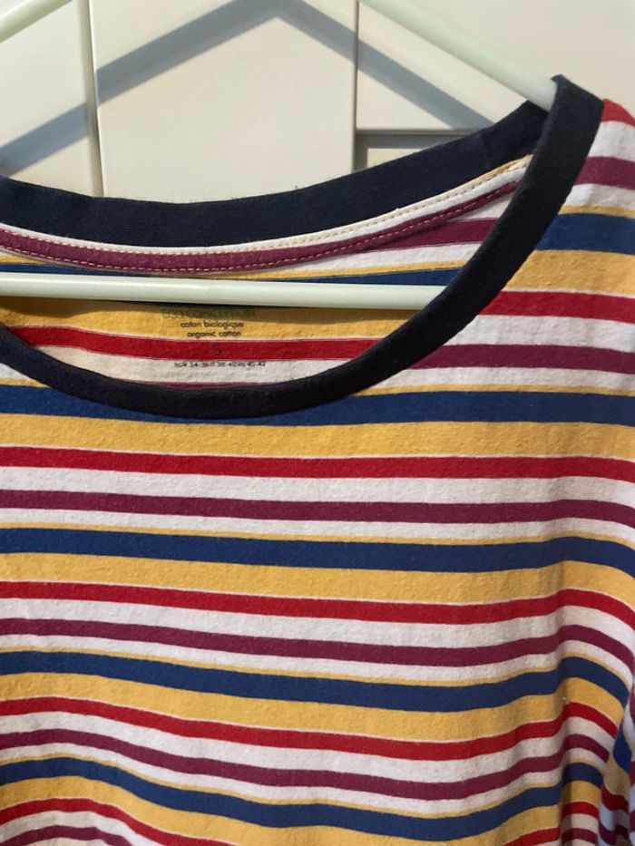 Tee shirt rayé - photo numéro 2